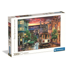  San Francisco Night 3000 db-os puzzle Clementoni puzzle, kirakós