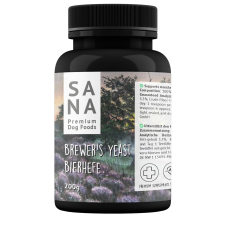 SANADOG 100% Sörélesztő por, 200 g vitamin, táplálékkiegészítő kutyáknak