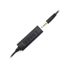 SANDBERG 134-17 USB-A apa - 3.5mm Jack Átalakító kábel - Fekete kábel és adapter