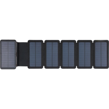 SANDBERG Akkubank - Solar 6-Panel Powerbank 20000 (napelemes; kültéri; IPX4 cseppálló; LED lámpa; 2xUSB-A+USB-C) kültéri világítás