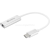 SANDBERG Átalakító Kábel - USB-C to Audio Adapter (USB-C, 1x 3,5 mm jack, fehér) (SANDBERG_136-27)