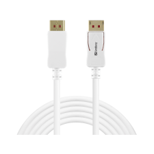 SANDBERG DisplayPort 1.4 - Displayport kábel 2.0m Fehér kábel és adapter