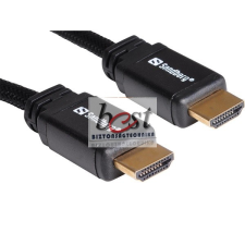 SANDBERG Kábel - HDMI (2m; HDMI 2.0; 4K-UHD; fekete) kábel és adapter
