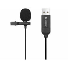 SANDBERG Streamer USB Clip Microphone Black mikrofon