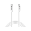 SANDBERG USB-C apa - USB-C apa Adat- és töltőkábel 65W 1m - Fehér (336-52)
