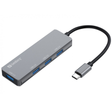 SANDBERG USB-C Hub 1xUSB3.0+3x2.0 SAVER hub és switch