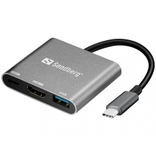 SANDBERG - USB-C Mini Dock HDMI+USB - 136-00 kábel és adapter