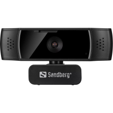 SANDBERG USB Webcam Autofocus DualMic Webkamera Black (134-38) webkamera