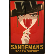 Sandeman - Fémtábla dekoráció