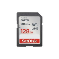 Sandisk 128 GB SDXC Card  Ultra (140 MB/s, Class 10, U1) memóriakártya