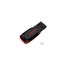 Sandisk 128GB USB2.0 Cruzer Blade Fekete-Piros (124043) Flash Drive pendrive