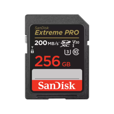 Sandisk 256GB Extreme PRO SDXC UHS-I Memóriakártya memóriakártya