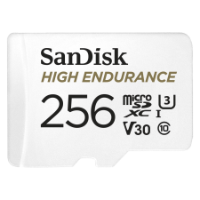 Sandisk 256GB High Endurance microSDXC UHS-I CL10 memóriakártya + Adapter memóriakártya