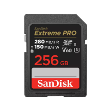Sandisk 256GB SDXC Extreme Pro Class 10 UHS-II V60 memóriakártya