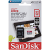 Sandisk 32GB microSDHC Sandisk Ultra CL10 U1 A1 + adapter (SDSQUA4-032G-GN6TA) (SDSQUA4-032G-GN6TA)