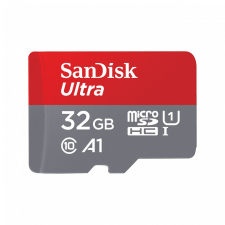 Sandisk 32GB microSDHC Ultra UHS-I A1 + adapterrel (186500) - Memóriakártya memóriakártya