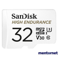 Sandisk 32GB SD micro (SDHC Class 10 UHS-I U3) High Endurance memória kártya memóriakártya