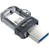 Sandisk 32GB USB3.0/Micro USB "Dual Drive" Szürke Pendrive (173384)