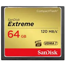 Sandisk 64GB Compact Flash Extreme 00124094 memóriakártya
