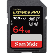 Sandisk 64GB Extreme PRO SDXC UHS-II CL10 Memóriakártya memóriakártya