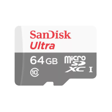 Sandisk 64GB microSDXC Sandisk Ultra CL10 U1 (SDSQUNR-064G-GN6TA) memóriakártya