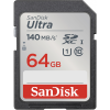 Sandisk 64GB SanDisk Ultra SDXC 140MB/s (SDSDUNB-064G-GN6IN)