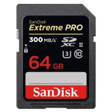 Sandisk 64GB SDXC Sandisk Extreme Pro UHS-II (SDSDXPK-064G-GN4IN / 173374) (SDSDXPK-064G-GN4IN) memóriakártya