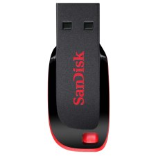 Sandisk Cruzer Blade USB flash meghajtó 128 GB USB A típus 2.0 Fekete, Vörös pendrive