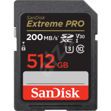 Sandisk Extreme PRO 512GB SDXC UHS-I Memóriakártya memóriakártya