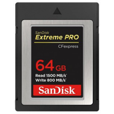 Sandisk Extreme Pro CFExpress Type B 64GB memóriakártya (1500/800 MB/s sebesség) (186484) memóriakártya
