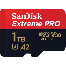 Sandisk Extreme PRO microSDXC 1TB 200MB/s + Adapter (SDSQXCD-1T00-GN6MA) memóriakártya