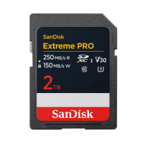 Sandisk EXTREME PRO SDXC UHS-I CARD 2TB - SDSDXXD-2T00-GN4IN memóriakártya