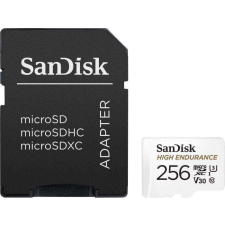 Sandisk - HIGH ENDURANCE 256GB + adapter - SDSQQNR-256G-GN6IA memóriakártya
