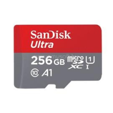 Sandisk Memóriakártya 186507, MICROSD ULTRAR ANDROID KÁRTYA 256GB, 120MB/s, A1, Class 10, UHS-I (186507) memóriakártya