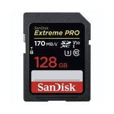 Sandisk Memóriakártya SANDISK SDXC Extreme PRO U3 V30 128 GB memóriakártya