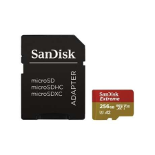 Sandisk Microsd extreme kártya 256gb, 190/90 mb/s 121587 memóriakártya