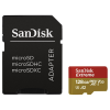 Sandisk MicroSD kártya - 128GB microSDXC Extreme (190/90 MB/s, Class 10 UHS-I U3, A2 V30) + adapter