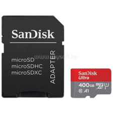 Sandisk MICROSD ULTRAR ANDROID KÁRTYA 400GB, 120MB/s,  A1, Class 10, UHS-I (186508) memóriakártya