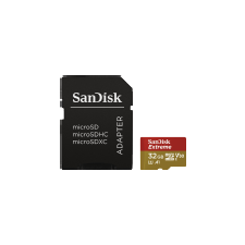 Sandisk microSDHC 32Gb Extreme Uhs-I + adapter (173420) (Sdsqxaf-032G-Gn6Ma) memóriakártya