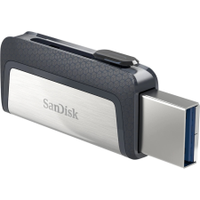 Sandisk Ultra Dual 256GB USB 3.1 + USB 3.1 Type C Fekete-Ezüst pendrive