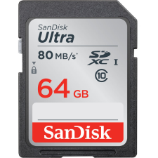 Sandisk Ultra SDXC 64GB Class 10 UHS-I memóriakártya memóriakártya
