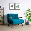  Sando Single - Petrol Green Ággyá alakítható fotel 60x50x42 Benzinzöld