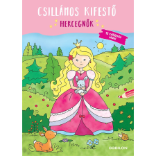 Sandra Schmidt - Csillámos kifestő – Hercegnők gyermek- és ifjúsági könyv