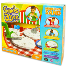 Sands Alive Sands Alive: modellező homok - pizza party, 675 g kreatív és készségfejlesztő