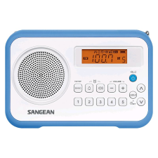 Sangean PR-D18 táskarádió fehér-kék (PR-D18_BL) rádió