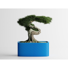 Sani díszedény, Bonzai, kicsi 164 x 64 x 50 mm, cián kerti tárolás