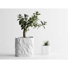 Sani díszedény, Zephyra, kicsi 68 x 68 x 65 mm, Matt fehér kerti tárolás