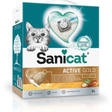Sanicat Active Gold ultra csomósodó macskaalom argán illattal 6 l macskaalom