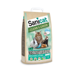 Sanicat Macskaalom Sanicat Clean&Green Cellulóz 10l kisállatfelszerelés