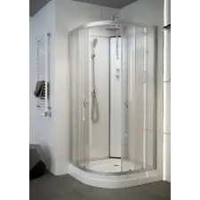  Sanimix PRIMO Zuhanykabin tálcával negyedköríves 90x90x200 kád, zuhanykabin